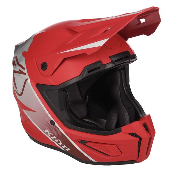 Klim T1 Freeride ECE Snøscooterhjelm - Descent Matte Chili Pepper