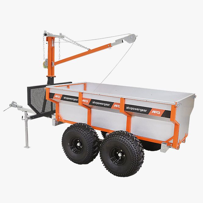 Hovedbilde APG PRO Tømmerhenger med kran og innsatsplan